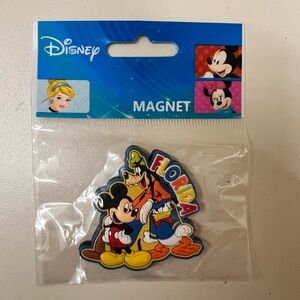 Disney Mickey, Donald, Goofy Florida Magnet - Multicolor